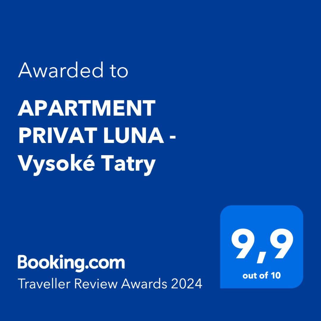 Apartment Privat Luna - Vysoke Tatry Nová Lesná Eksteriør bilde