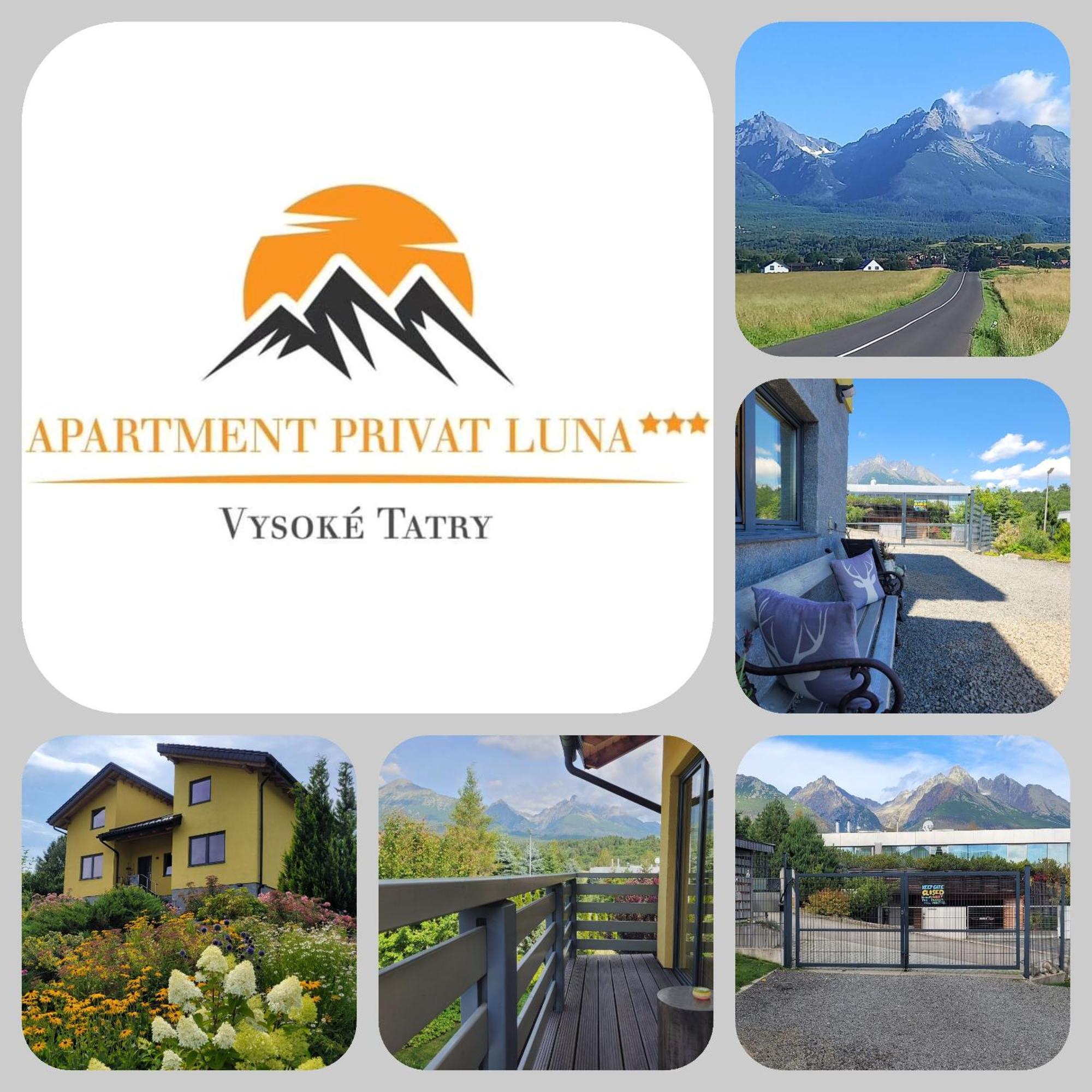 Apartment Privat Luna - Vysoke Tatry Nová Lesná Eksteriør bilde